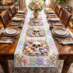 Skull Easter Table Runner