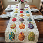 Speckled Eggs with Wide Cream Border Table Runner