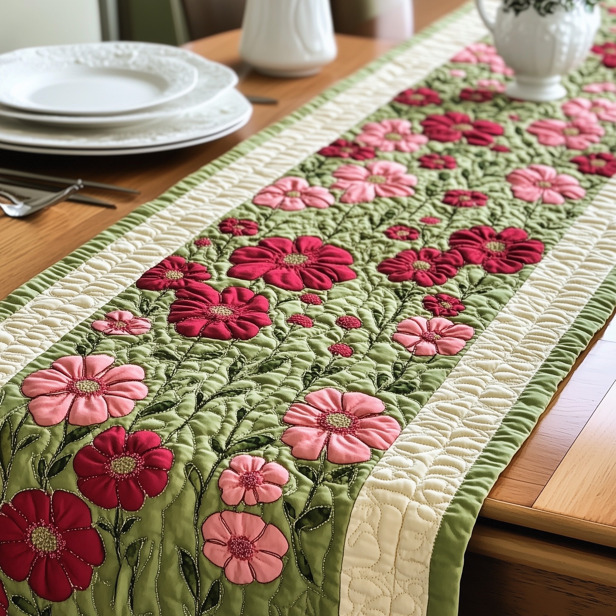 Petal Burst Table Runner