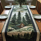 Cabin Among Tall Pines Table Runner