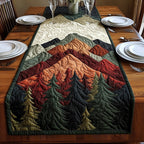 Red Rock Peaks with Pines Table Runner