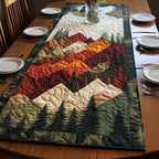 Zigzag Autumn Hills and Trees Table Runner