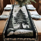 Single Wide Tree in Grey Woods Table Runner