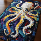 Orange and Purple Octopus Swirls Table Runner