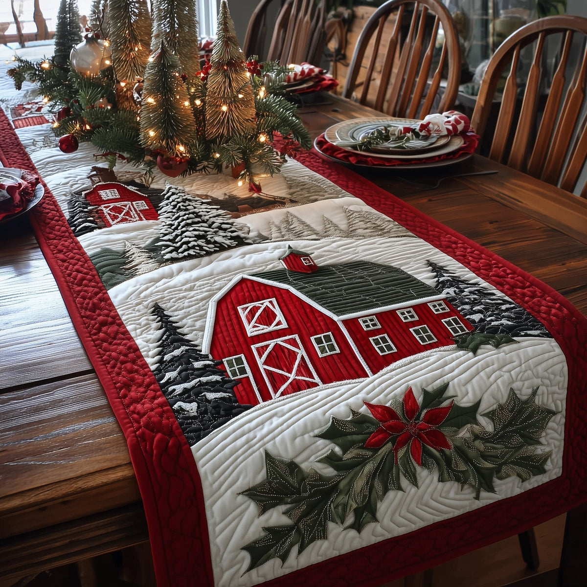 Festive Harmony Table Runner