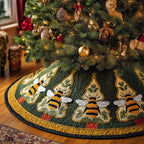 Bee on Tree Christmas Tree Skirt