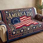 America 250 Framed Flag Sofa Cover