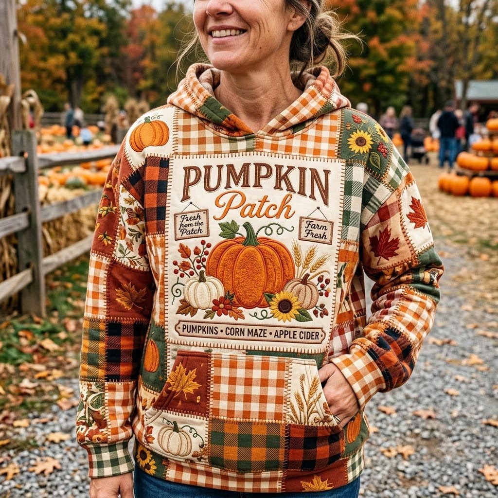 Pumpkin Patch Corn Maze Apple Cider hoodie, all-over print