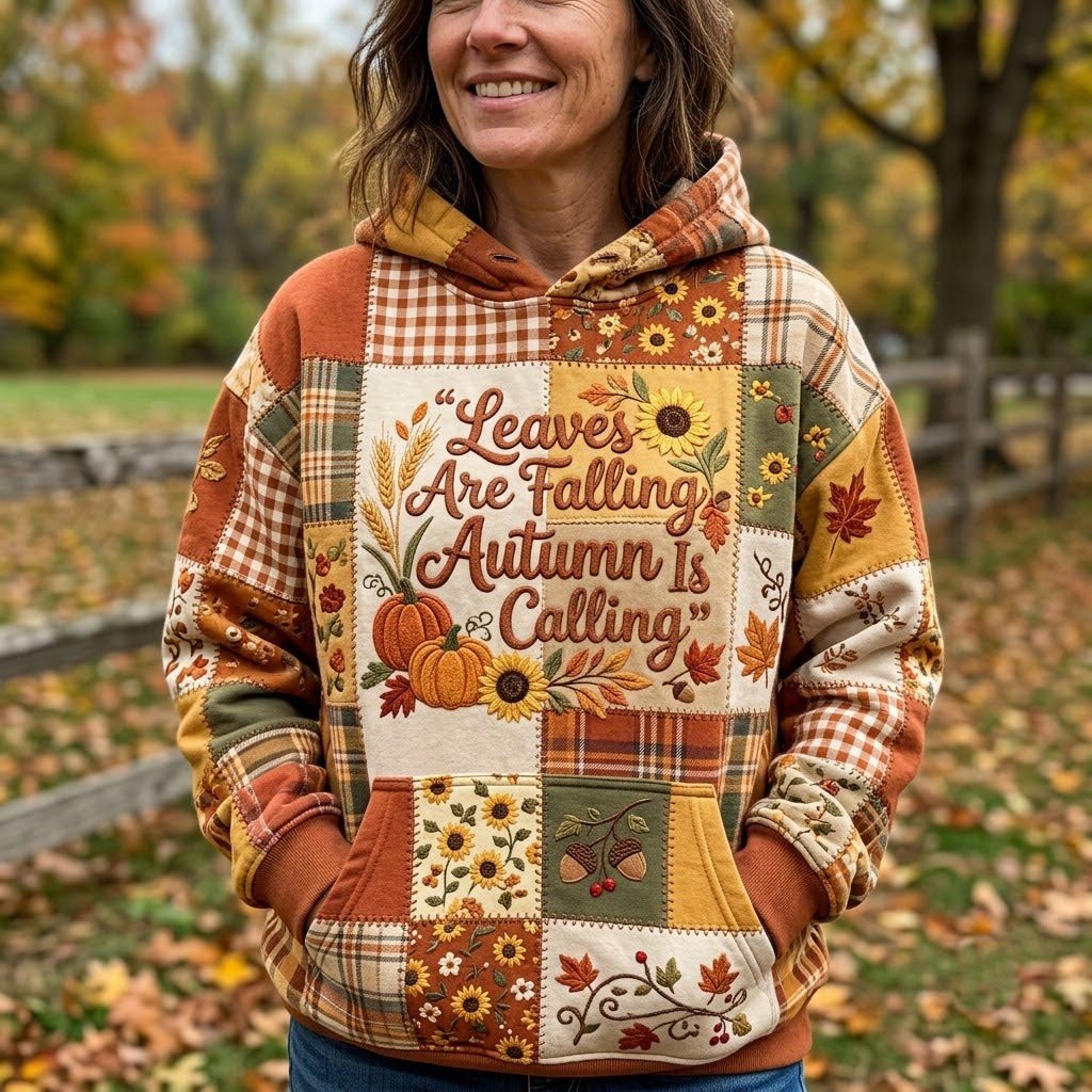 Leaves Are Falling Autumn Is Calling hoodie, all-over print
