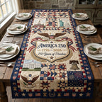 America 250 Eagle Crest Table Runner
