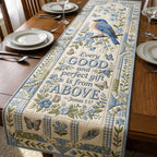Christian Faith Every Good and Perfect Gift Above Table Runner