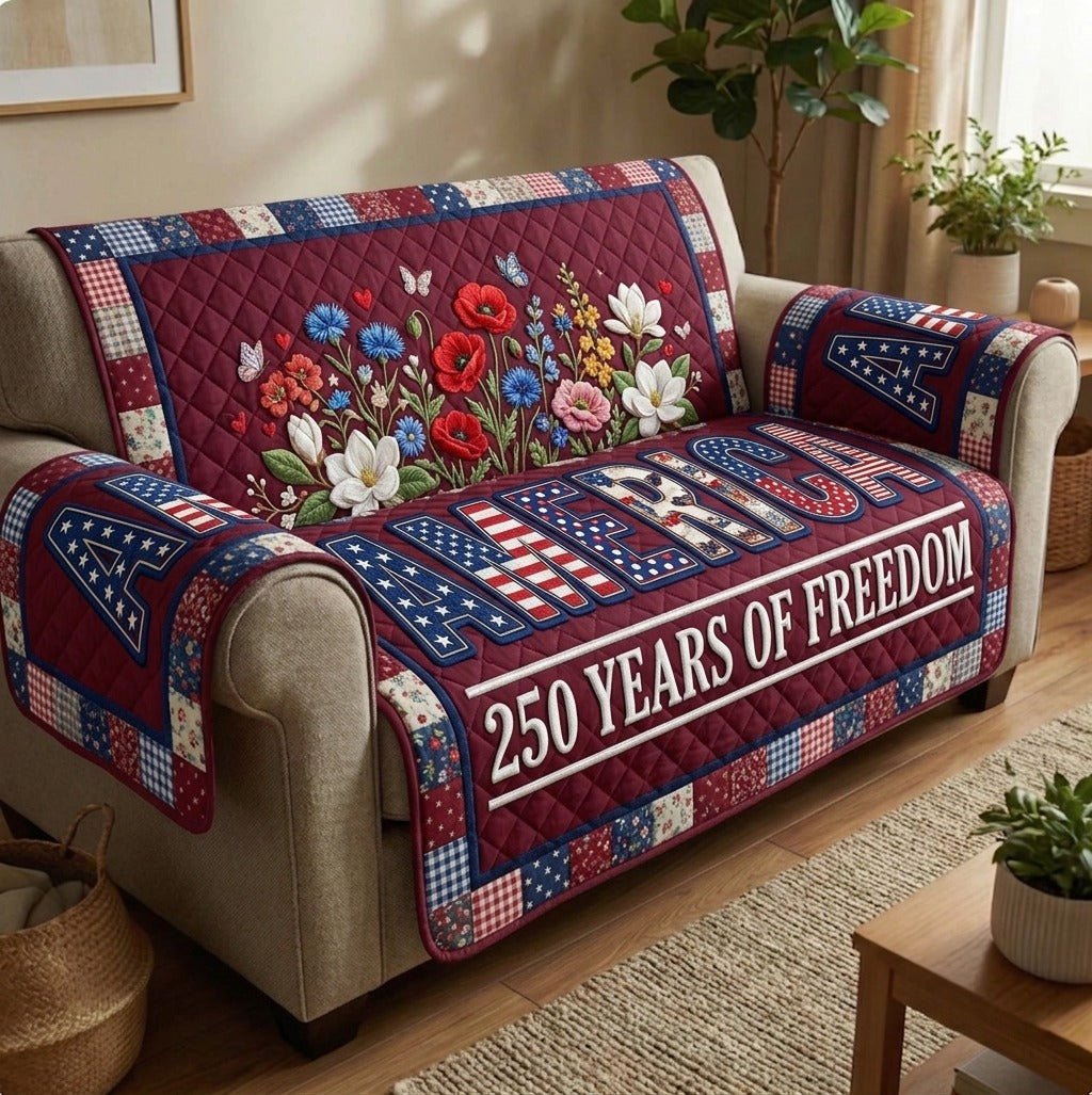 250 Years of Freedom Sofa Cover