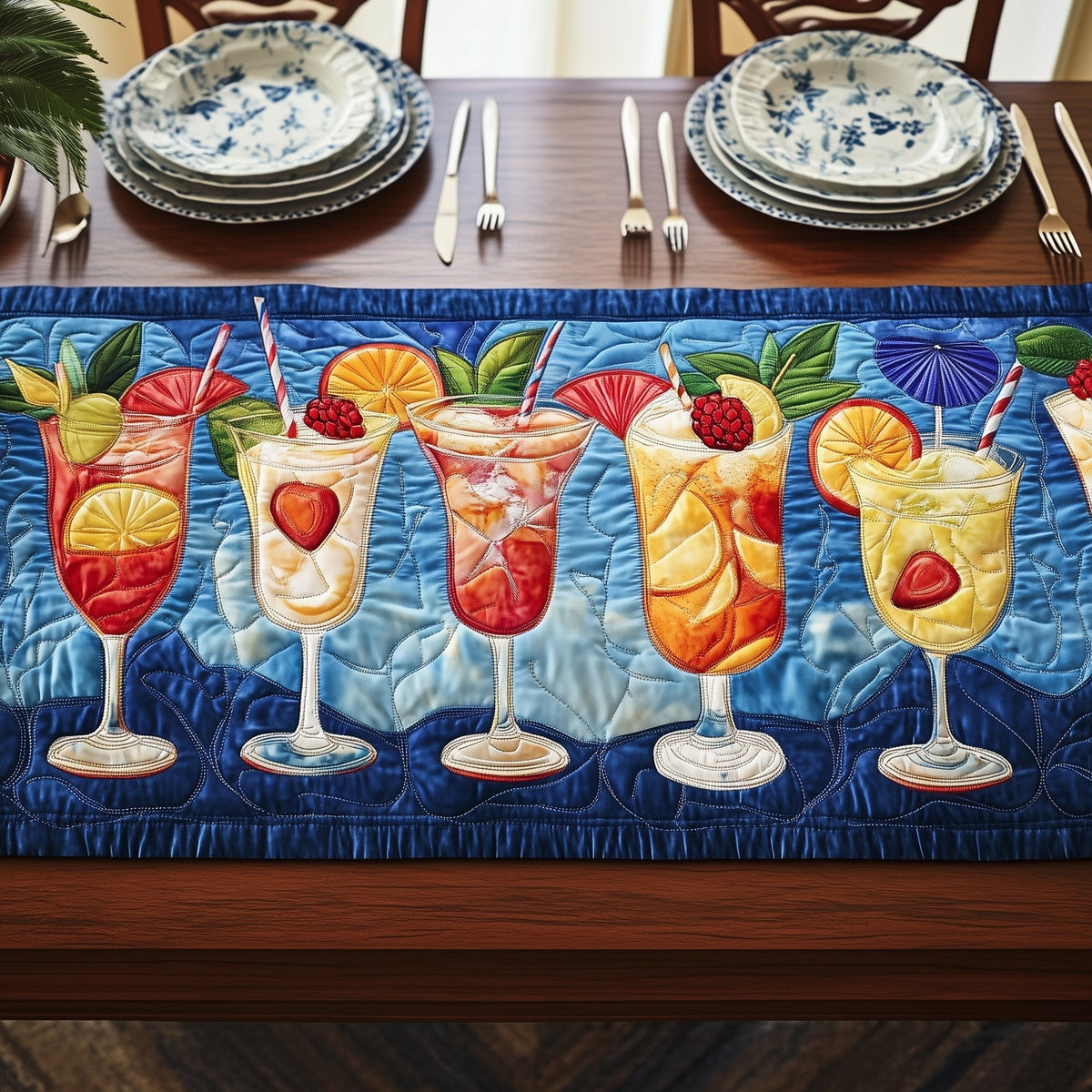 Aloha Cocktails Table Runner