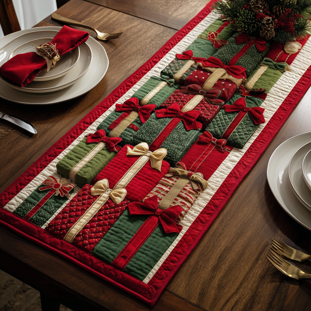 Xmas Presents Table Runner