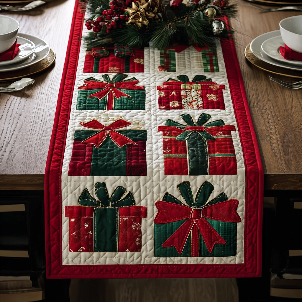 Christmas Gifts Table Runner