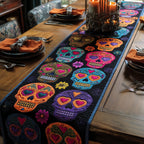 Day of the Dead Table Runner