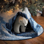 Polar Cave Christmas Tree Skirt