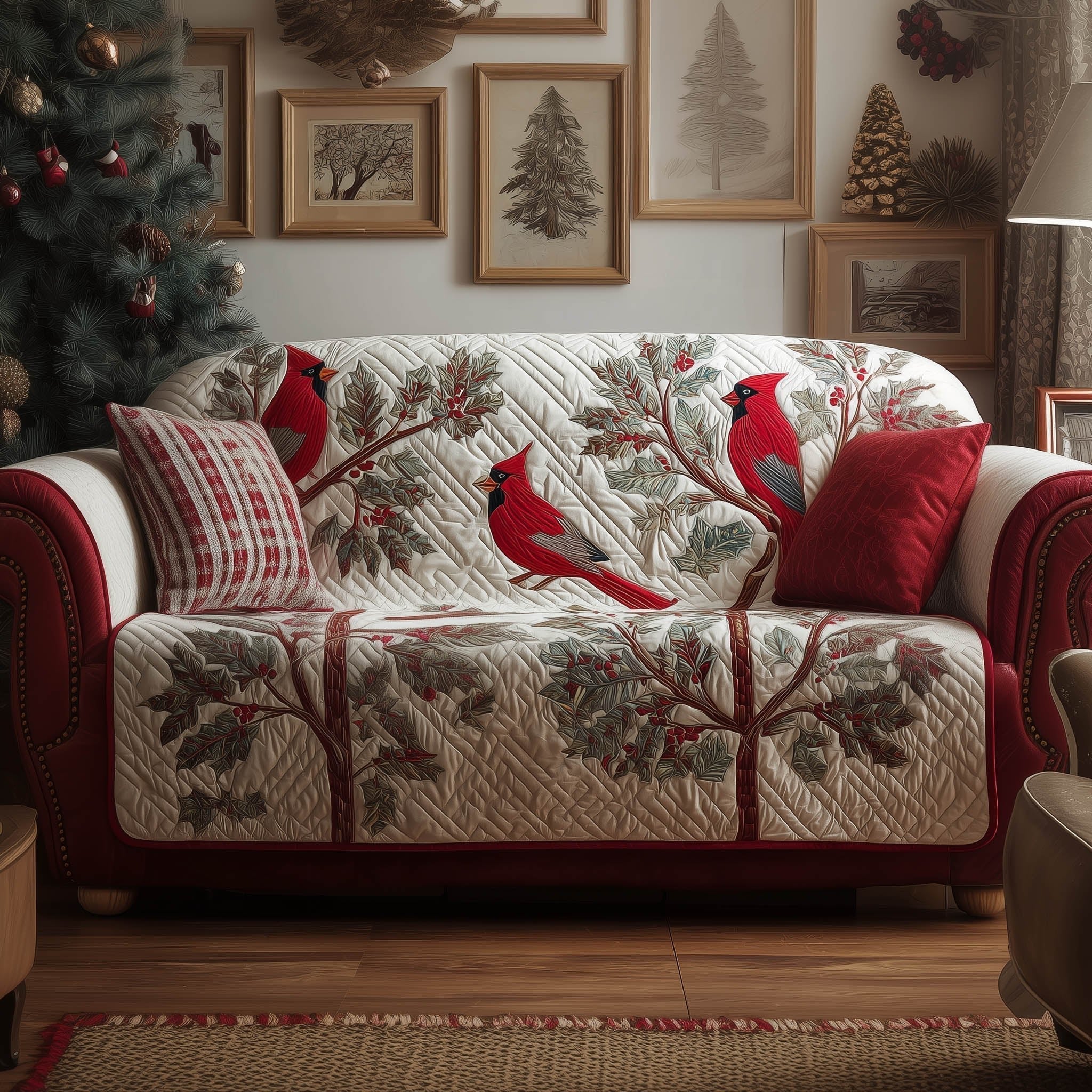 Cardinals Sofa Cover