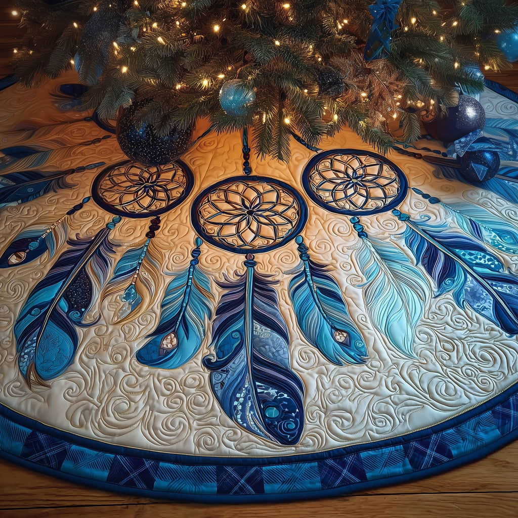 Moonlit Catcher Christmas Tree Skirt