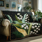 Lily of the Valley Under the Stars Sofa Cover