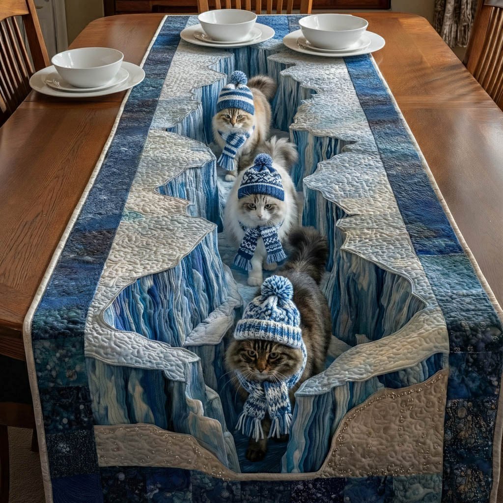 Winter Paw Table Runner