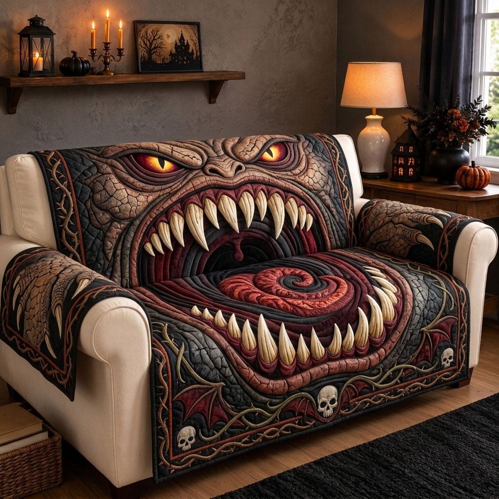 Halloween Monster Sofa Cover