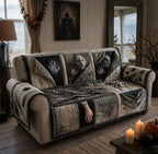 Pale Hands Pushing Out of the Dark Sofa Cover
