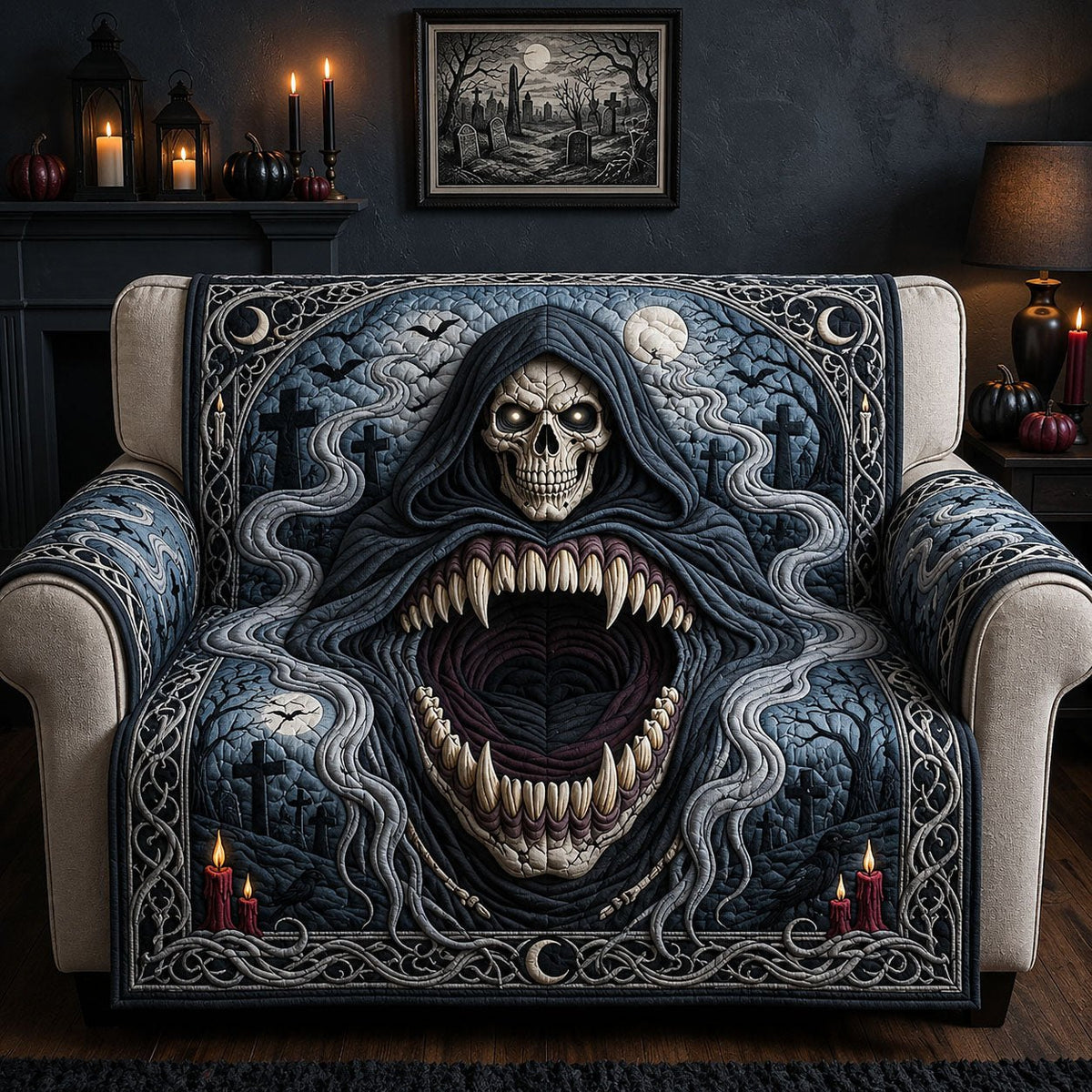Grim Reaper Death Maw Sofa Cover