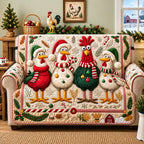 Christmas Chicken Sofa Cover