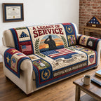 A Legacy of Service Quilt Sofa Cover