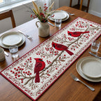Cardinals on Berry Vine Table Runner