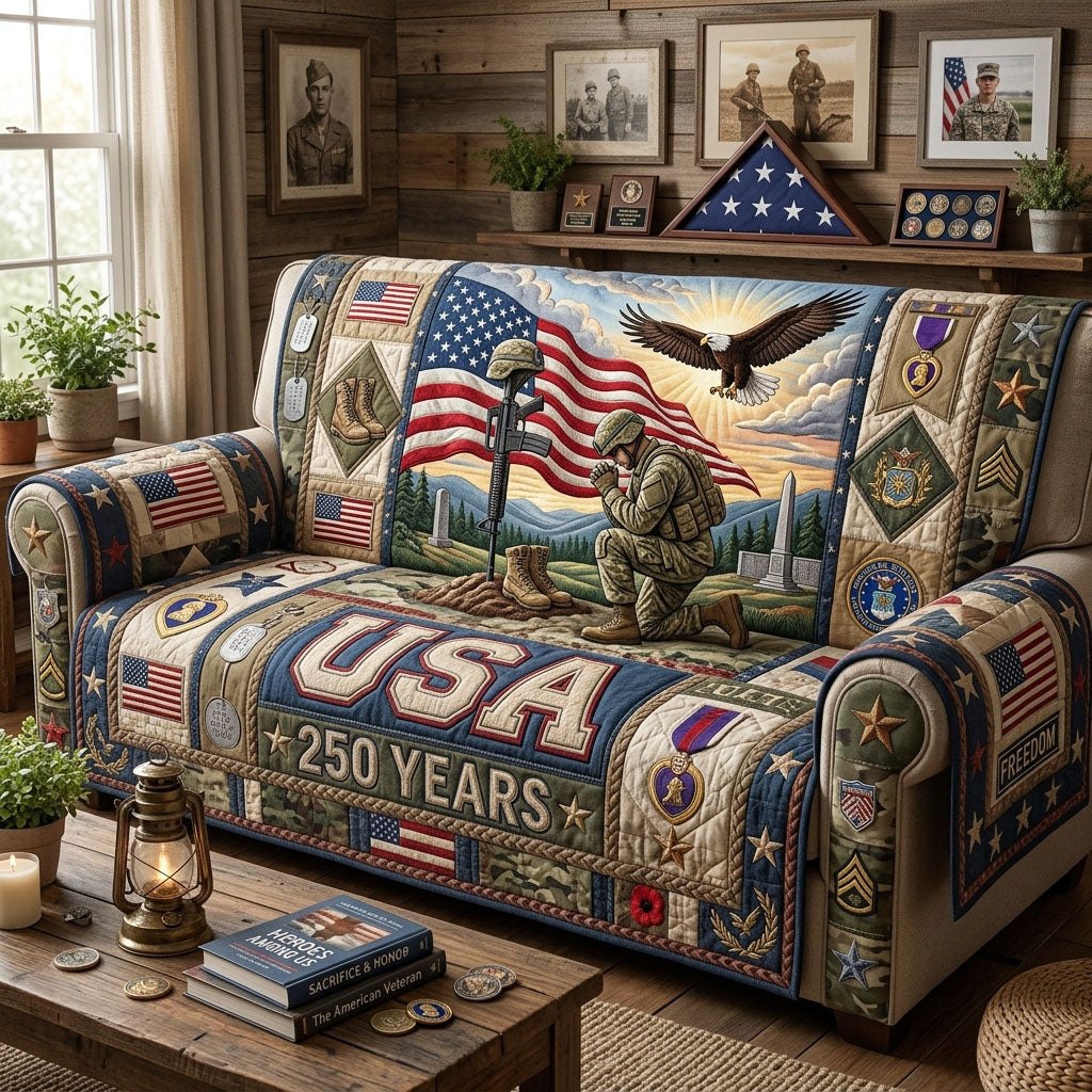 Kneeling Soldier Sofa Cover