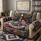 Home of the Free Because of the Brave Sofa Cover