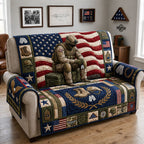 Patriotic Soldier Sofa Cover