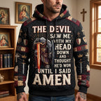 Until Said Amen hoodie, all-over print