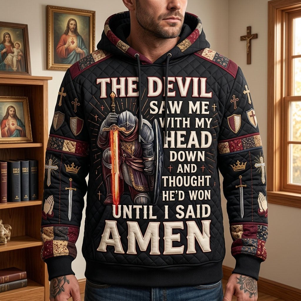 Until Said Amen hoodie, all-over print