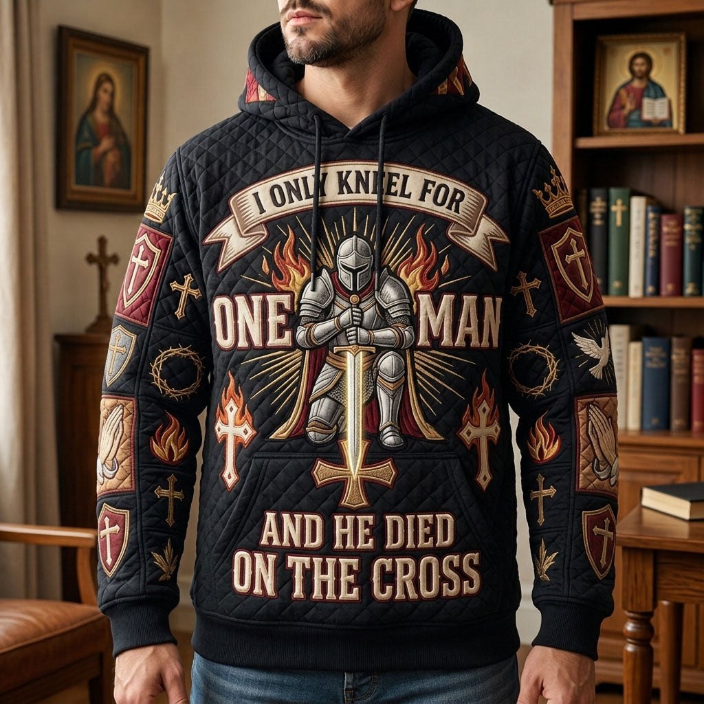 Only Kneel for One Man hoodie, all-over print