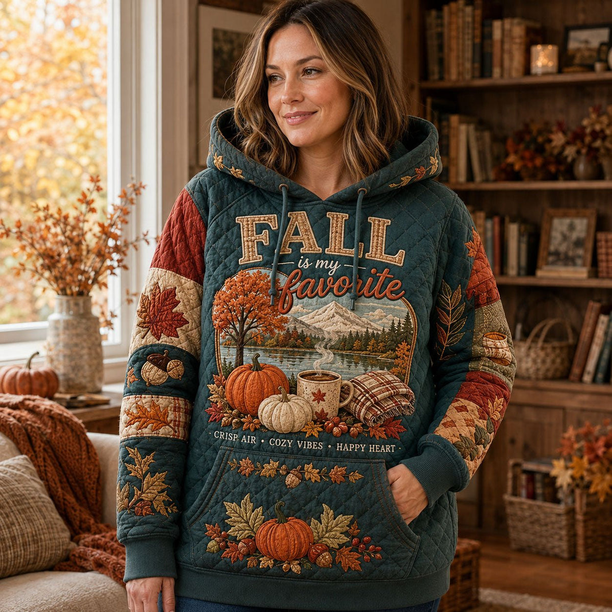 Fall Is My Favorite Season hoodie, all-over print