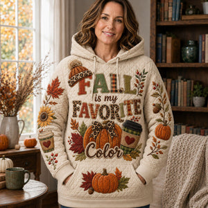 Fall Is My Favorite Color Wreath Hoodie, Sweater and T-Shirt - Made to Order