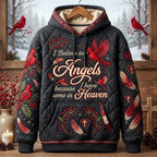 Believe in Angels hoodie, all-over print