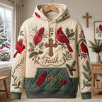 Cardinal Faith hoodie, all-over print