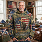 American Veteran hoodie, all-over print