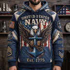 Us Marine hoodie, all-over print