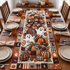Halloween Pumpkin Ghost Table Runner