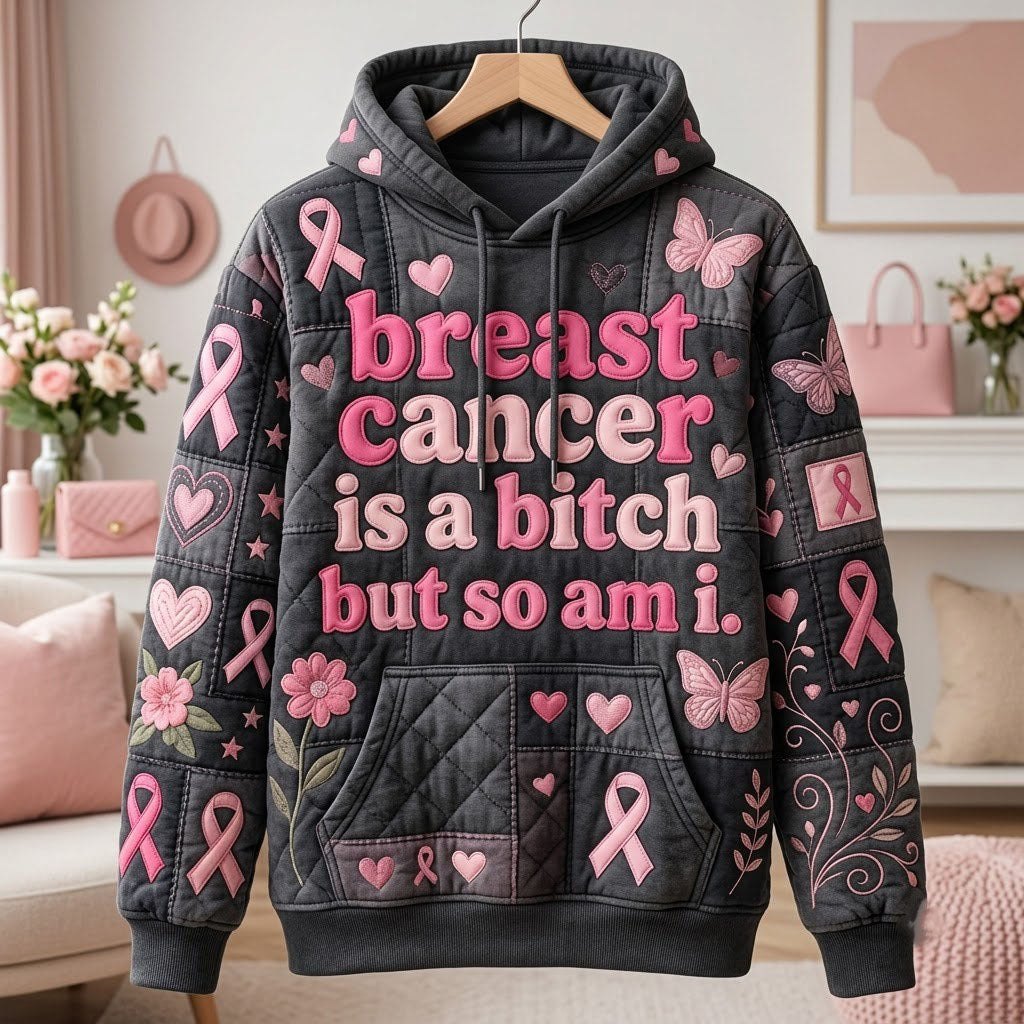 Beat the Cancer hoodie, all-over print