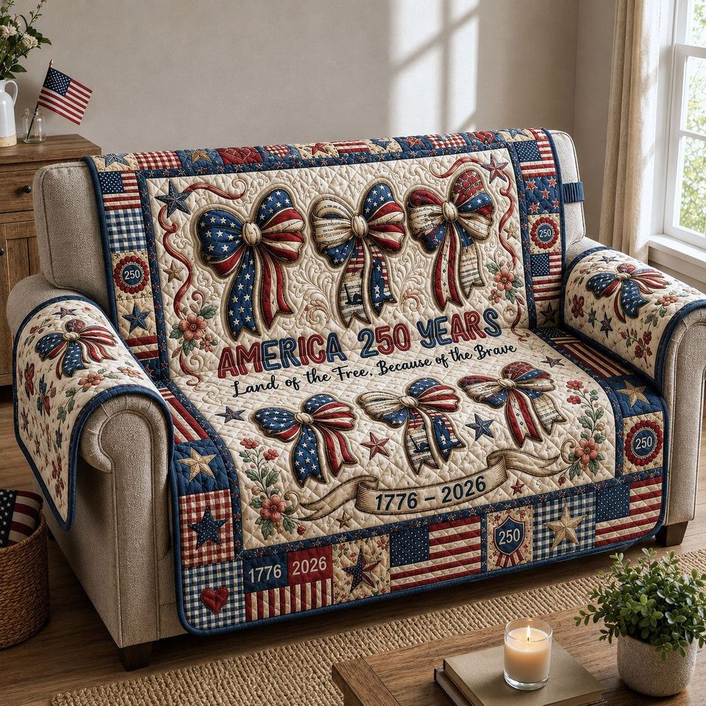 America Free Brave Sofa Cover