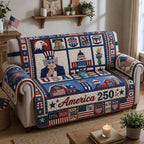 America 250 with Uncle Sam Sofa Cover