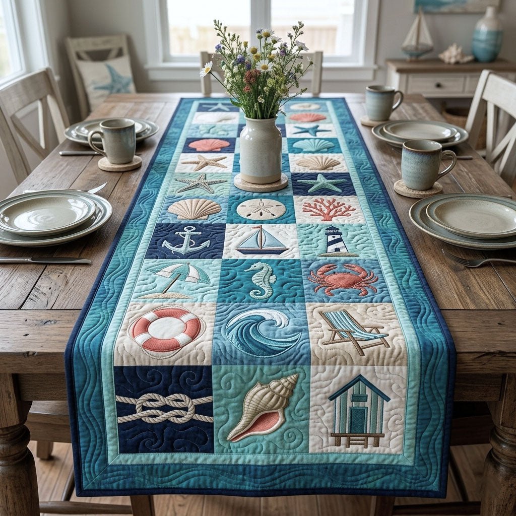 Summer Mini Coastal Table Runner