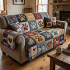 Colorful Paw Sofa Cover