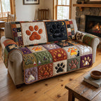 Halloween Paw Sofa Cover